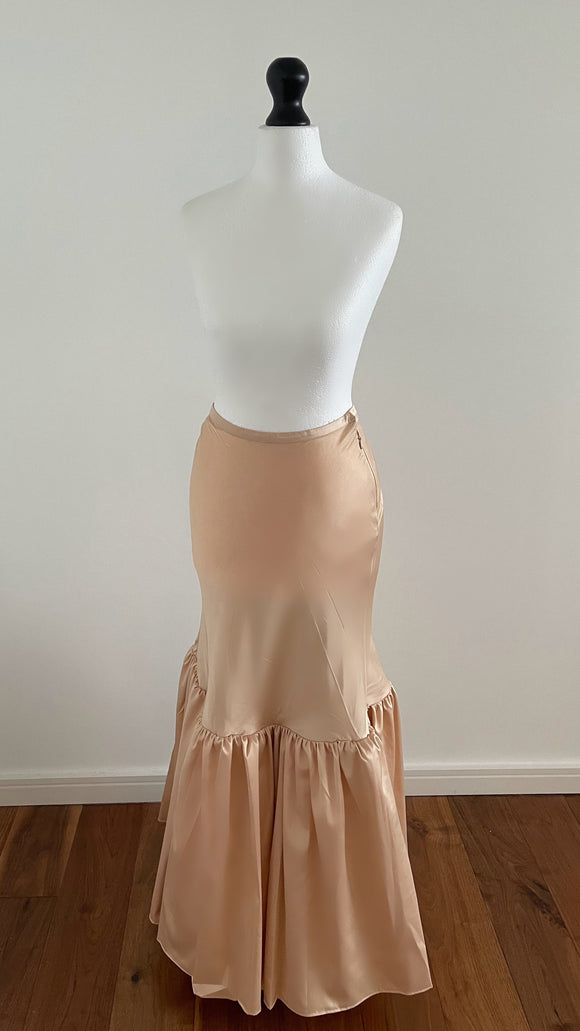 Nude cancan skirt